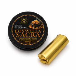 Kadzidło Boswelia Sacra - żywica do palenia 50g + komplet węgielków Kadzidło Boswelia Sacra - żywica do palenia 50g + komplet węgielków
